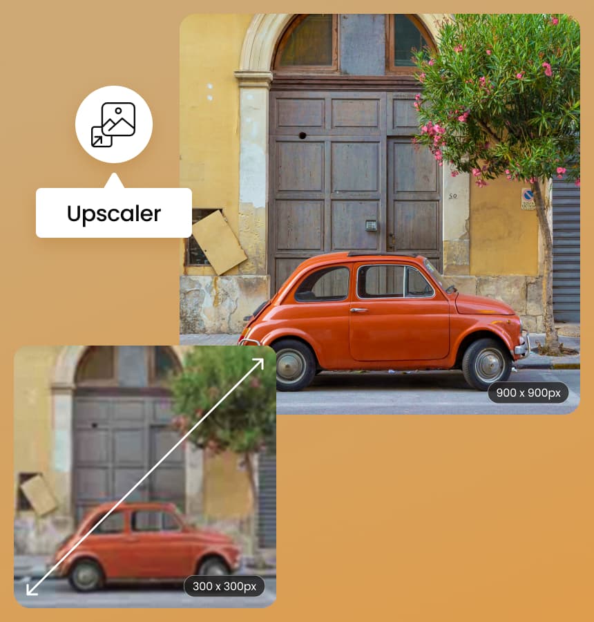 Upscaler di immagini