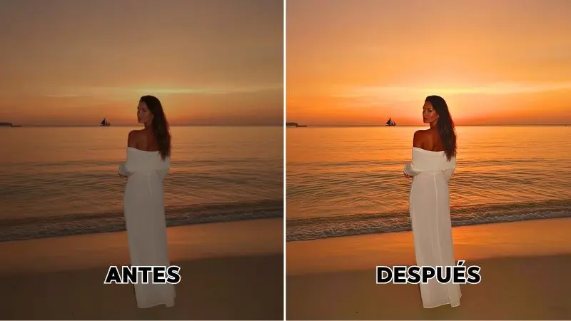 Cómo aclarar una foto oscura fácilmente y mejorar su nitidez