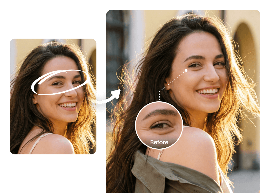 Retoque rápido de retratos para creadores y contenido de redes sociales