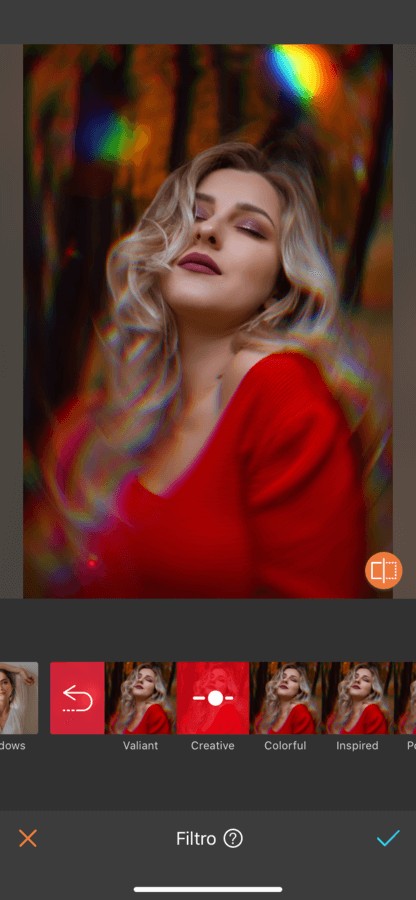 ediciones mágicas con el efecto Prisma de Airbrush