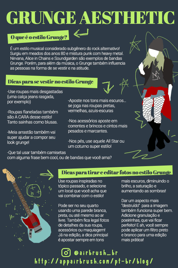 Como ter fotos no estilo grunge