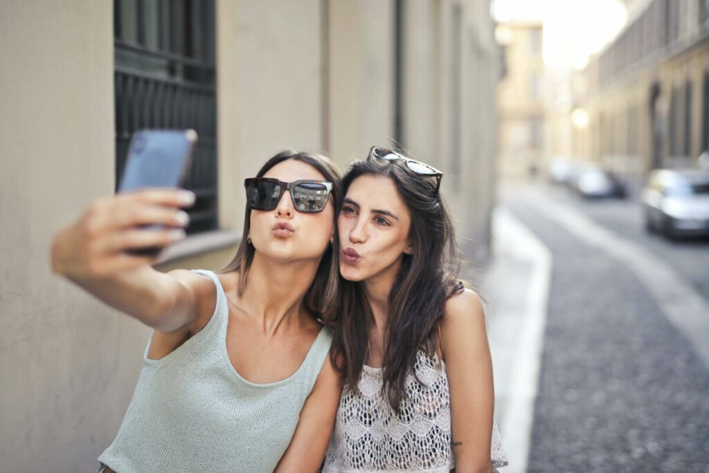 Best Friends Day Edit with Airbrush Hair Dye