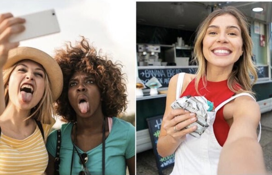 selfies espontáneas