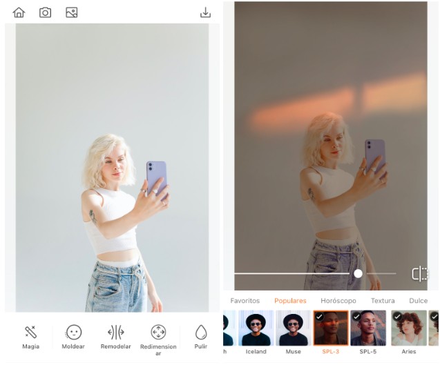 selfies más sexys