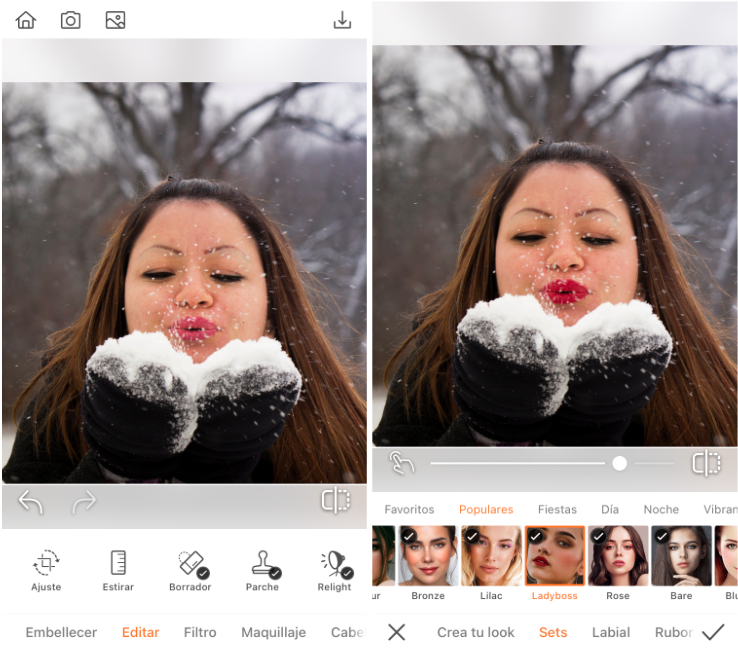 fotos en la nieve