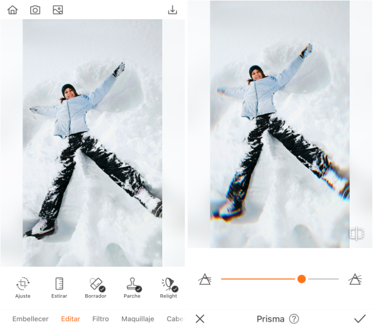 fotos en la nieve