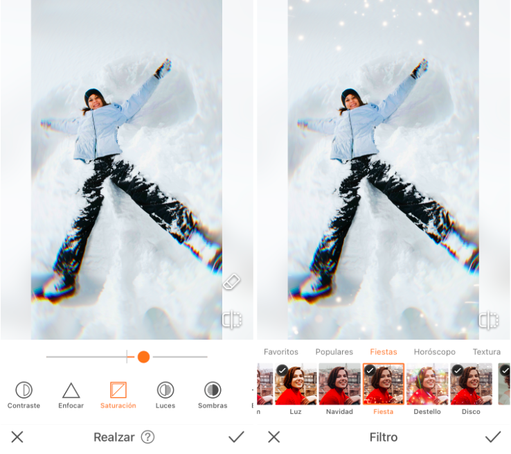 fotos en la nieve