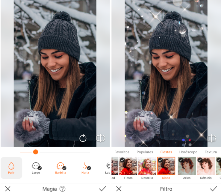 fotos en la nieve