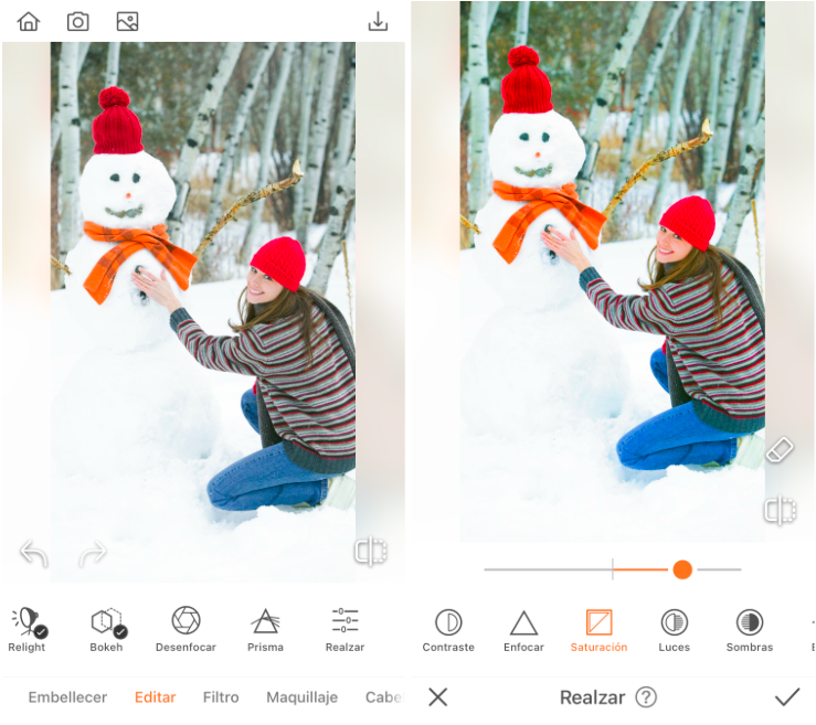 fotos en la nieve