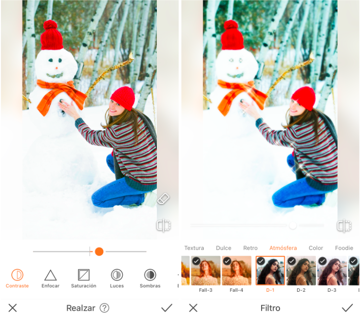 fotos en la nieve