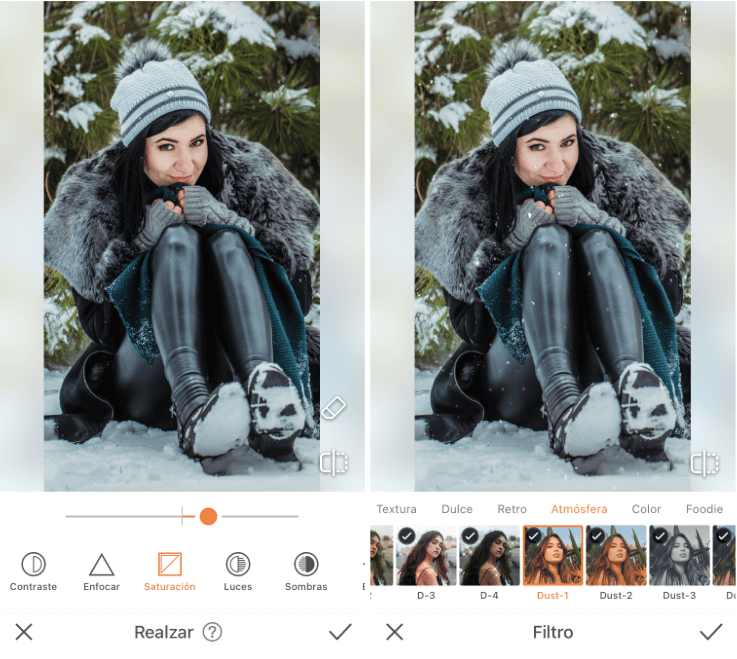 fotos en la nieve