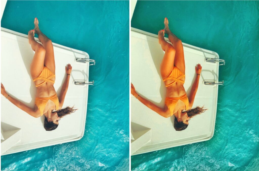 summer photo filters - glow