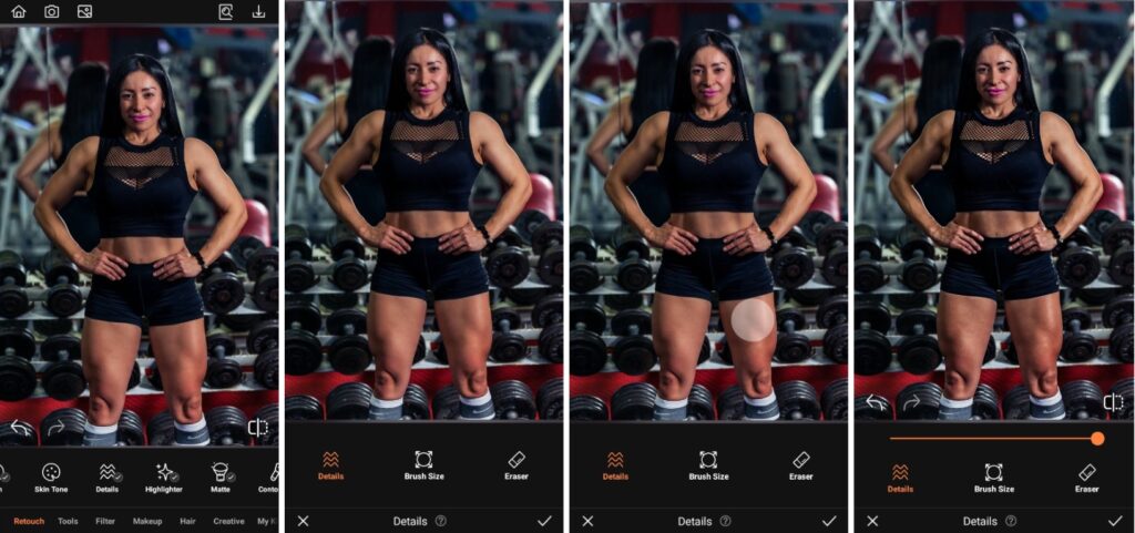Fitness photography tips - details