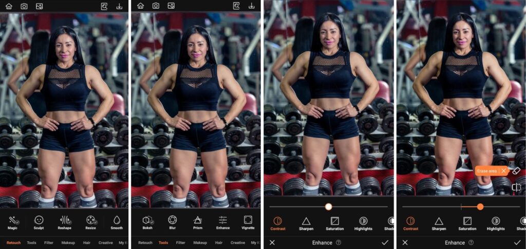 Fitness photography tips - enhance