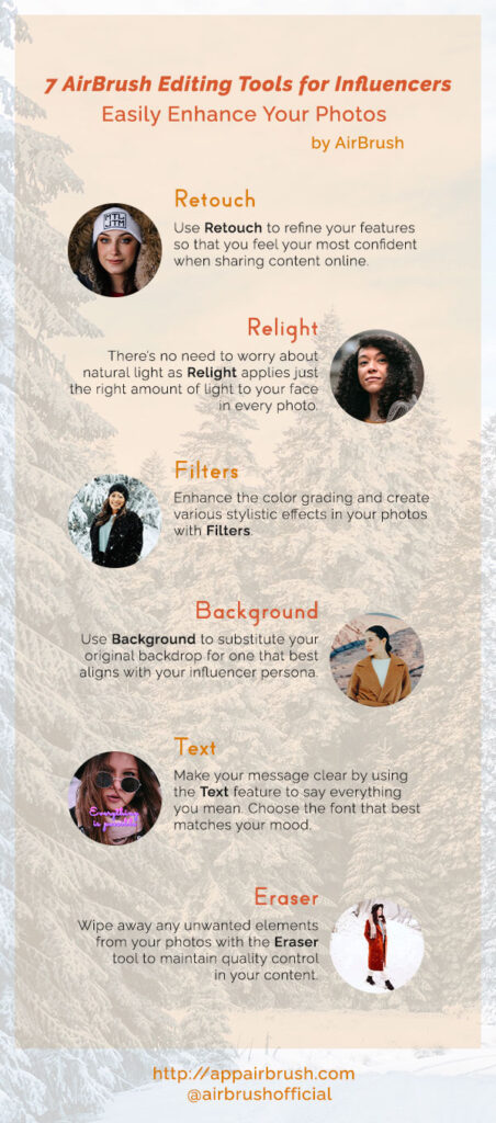 7 Airbrush editing tools for influencers