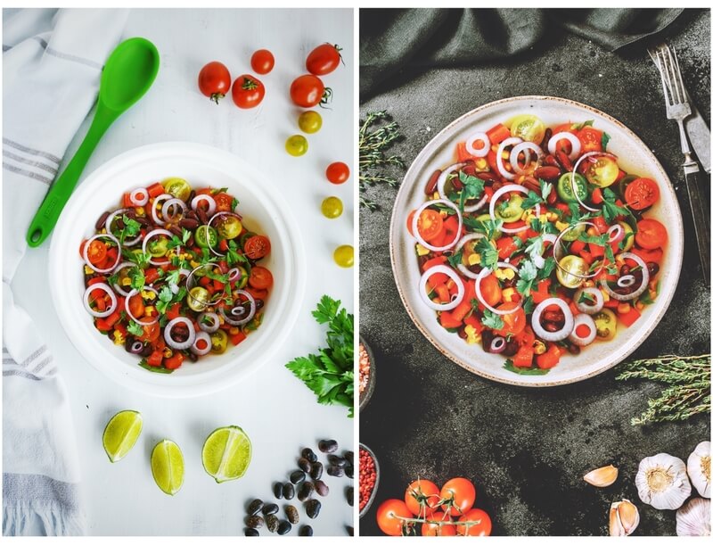 Foto de um prato de comida