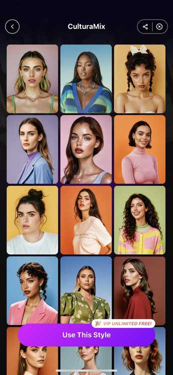 Générateur de portraits AI