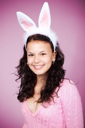 face swap - girl in pink before