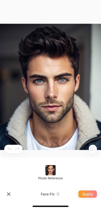 Airbrush App Screenshot EN - Celebrity Gender Swap before