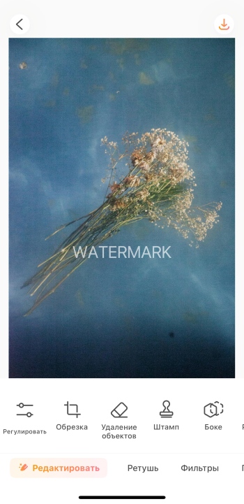 Airbrush App Screenshot RU - Image Watermark Remover upload photo