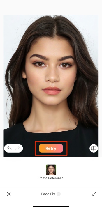 Airbrush App Screenshot EN - Face Swap retry