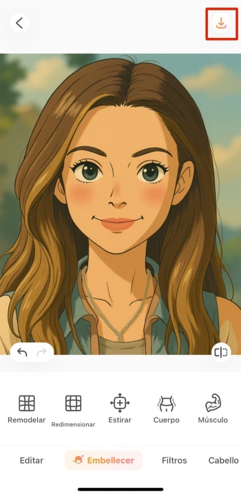 Airbrush App Screenshot ES - Photo to Cartoon AI Image download image