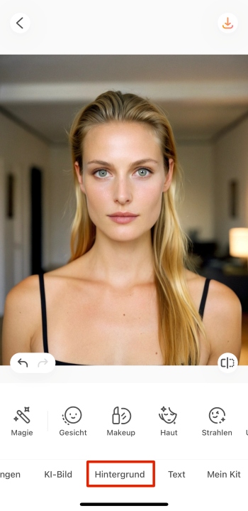 Airbrush App Screenshot GE - passport photo manually background
