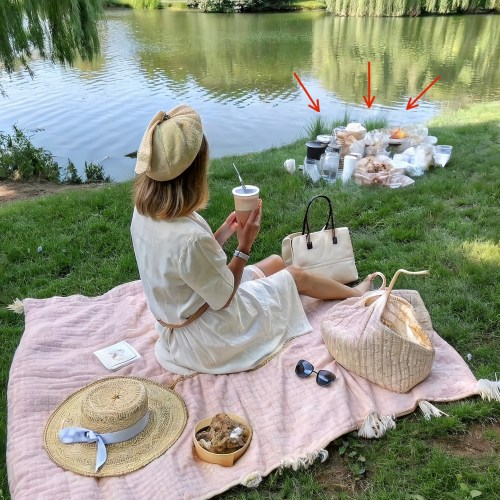 remove object - example of removing trash from the background before