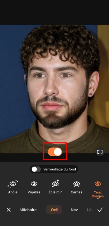Airbrush App Screenshot FR - remove red eyes eyes red eyes on