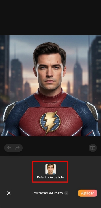 Airbrush App Screenshot PT - face swap retouch face fix photo reference