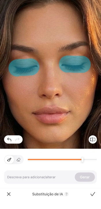Airbrush App Screenshot PT - open eyes replace ai brush
