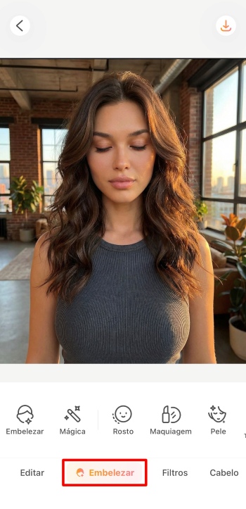 Airbrush App Screenshot PT - open eyes retouch