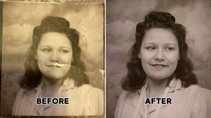 How a WWII Love Story Was Saved with Airbrush Photo Restoration