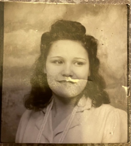 How a WWII Love Story Was Saved with Airbrush Photo Restoration - old photo before