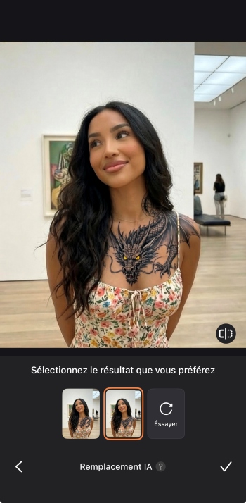 Airbrush App Screenshot FR - tattoo simulator ai replace result 1