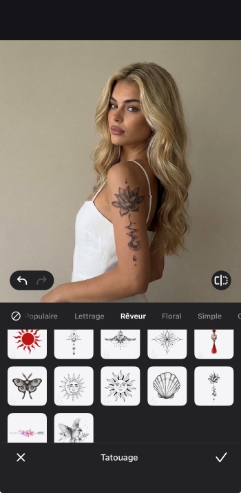 Airbrush App Screenshot FR - tattoo simulator result 2