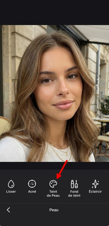 Airbrush App Screenshot FR - foundation shade retouch skin tone