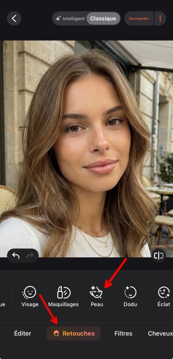 Airbrush App Screenshot FR - foundation shade retouch skin