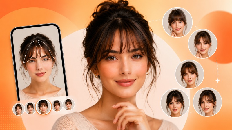 Comment savoir si une frange nous va : test virtuel et conseils par forme de visage