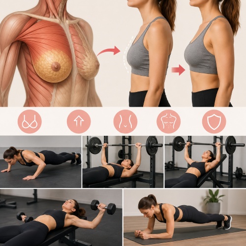 how to make your breasts bigger - exercises