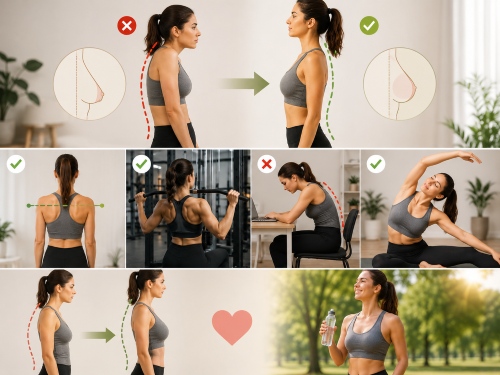 how to make your breasts bigger - posture