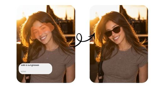 AI replace - sunglasses